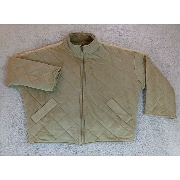 Bagatelle Jacket Womens Large Size Olive Green Quilted Full Zip - Picture 1 of 12